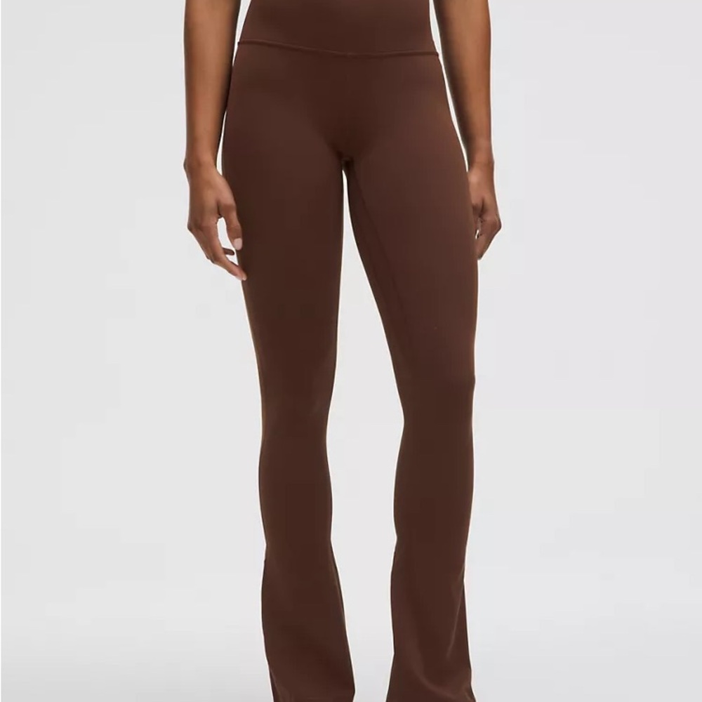 Lulu align high rise mini flare pant *short